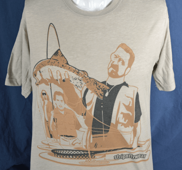 Big Lebowski T Shirt - Tan - The Missoulian Angler Fly Shop